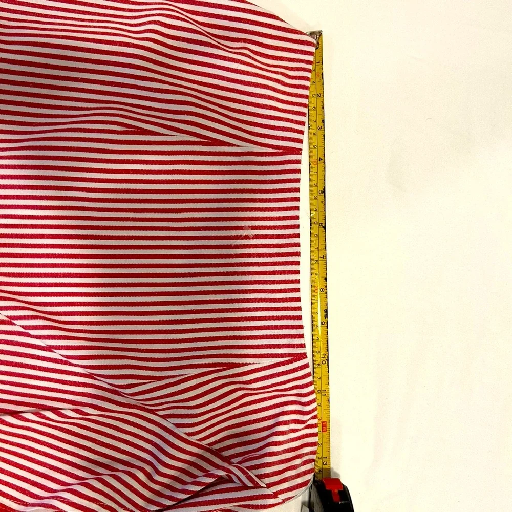 Wayf Asymmetrical Pinstripe Ruffled Skirt Size S - Picture 6 of 10